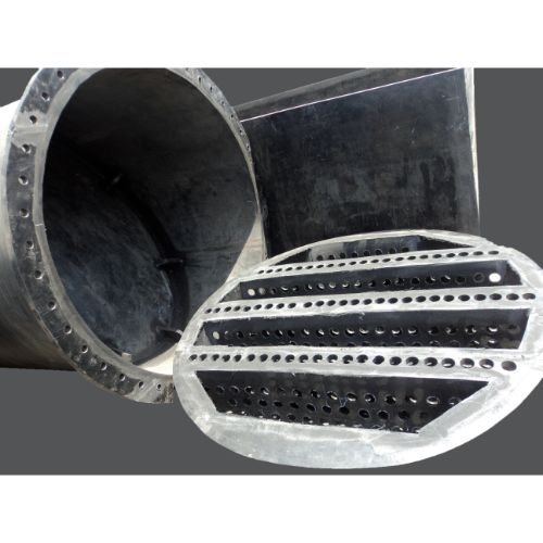 Reactor with perforated Plate SunFiber