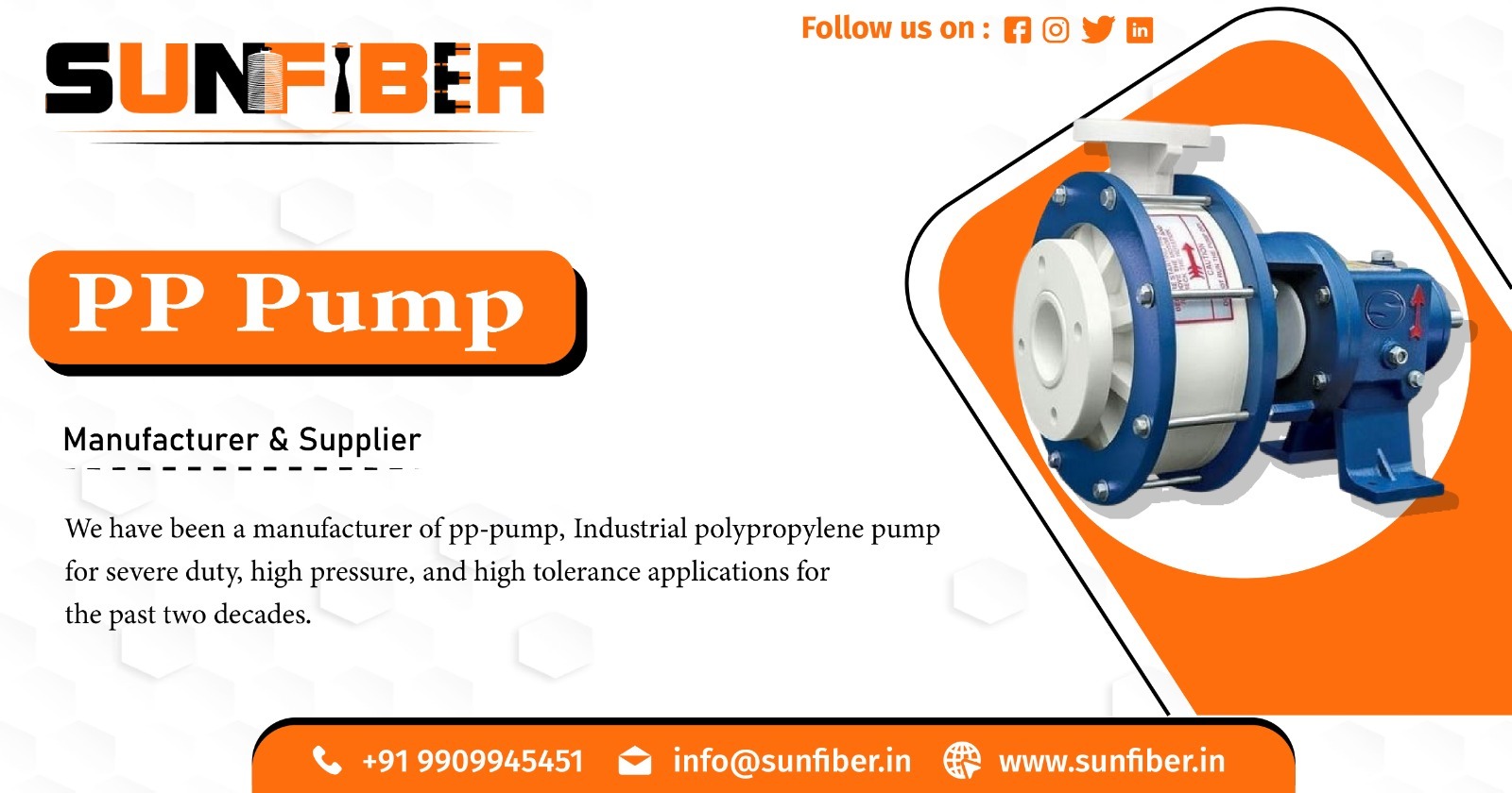 PP Pump Manufacturer in Rajasthan