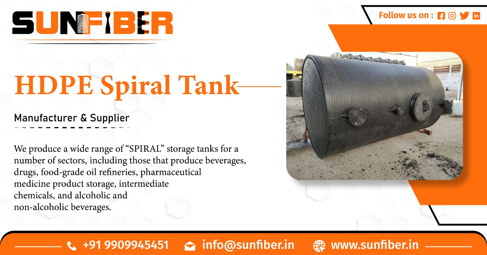 HDPE Spiral Tanks Supplier in Punjab