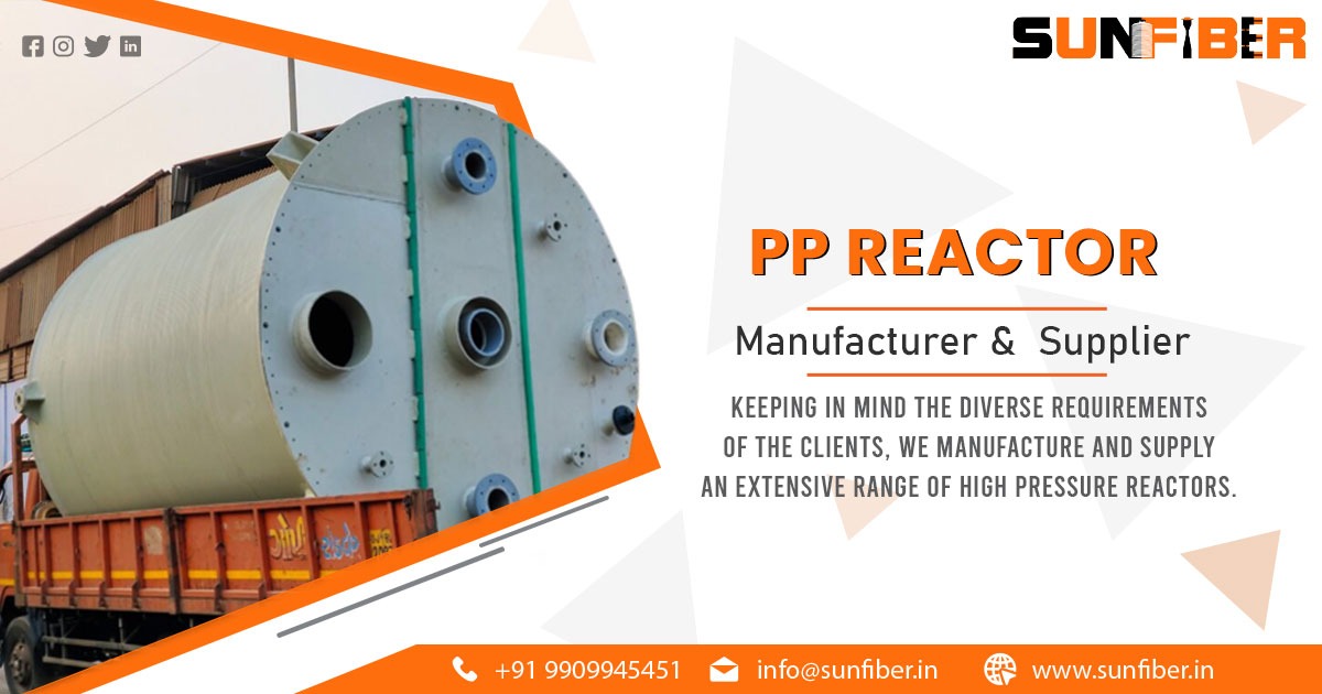 Supplier of PP Reactor in Mathura