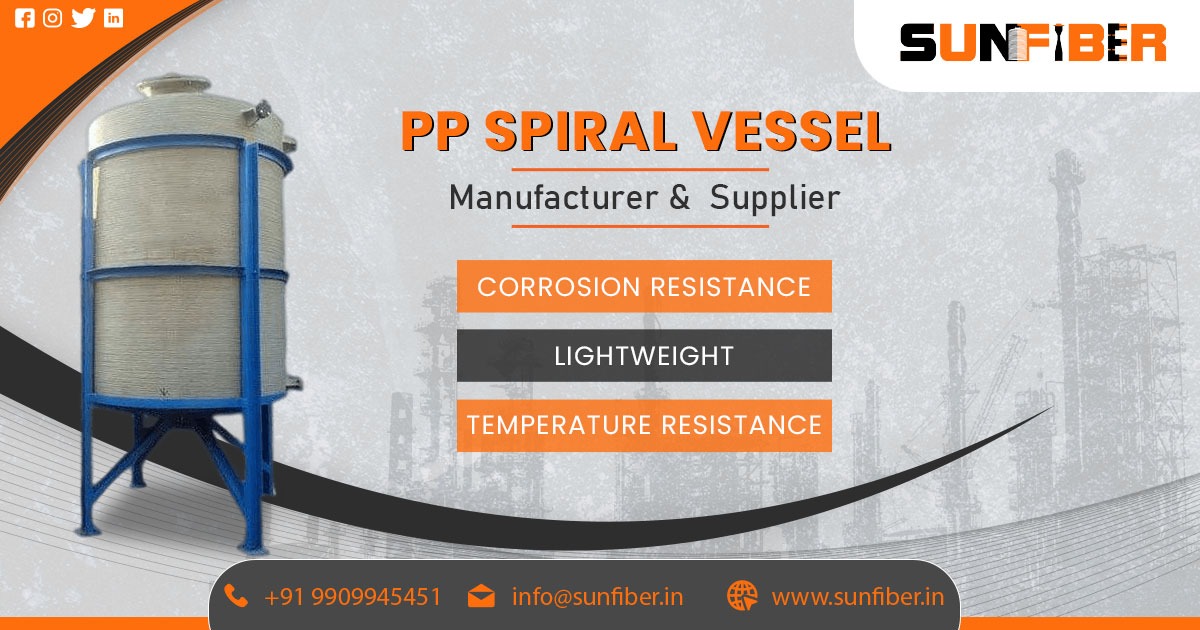 PP Spiral Tank Supplier in Bangalore