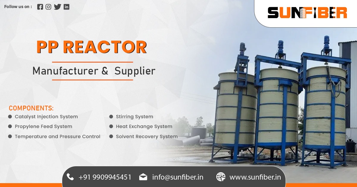 Supplier of PP Reactor in Maharashtra