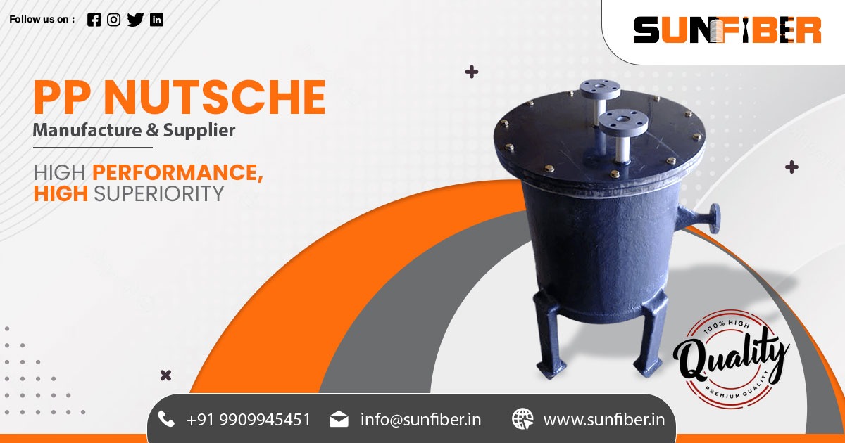 PP Nutsche Manufacturer in Rajasthan