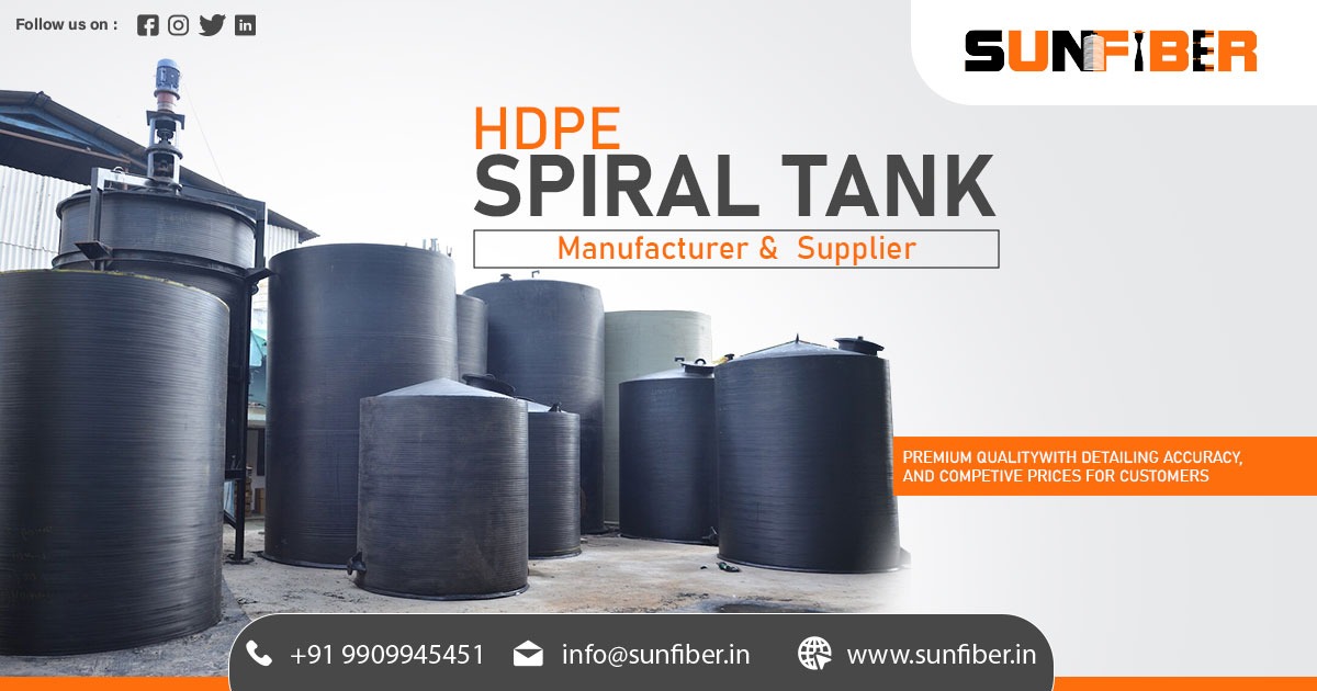 Supplier of HDPE Spiral Tank In Madhya Pradesh