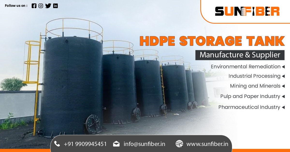 HDPE Storage Tank Supplier in Gujarat