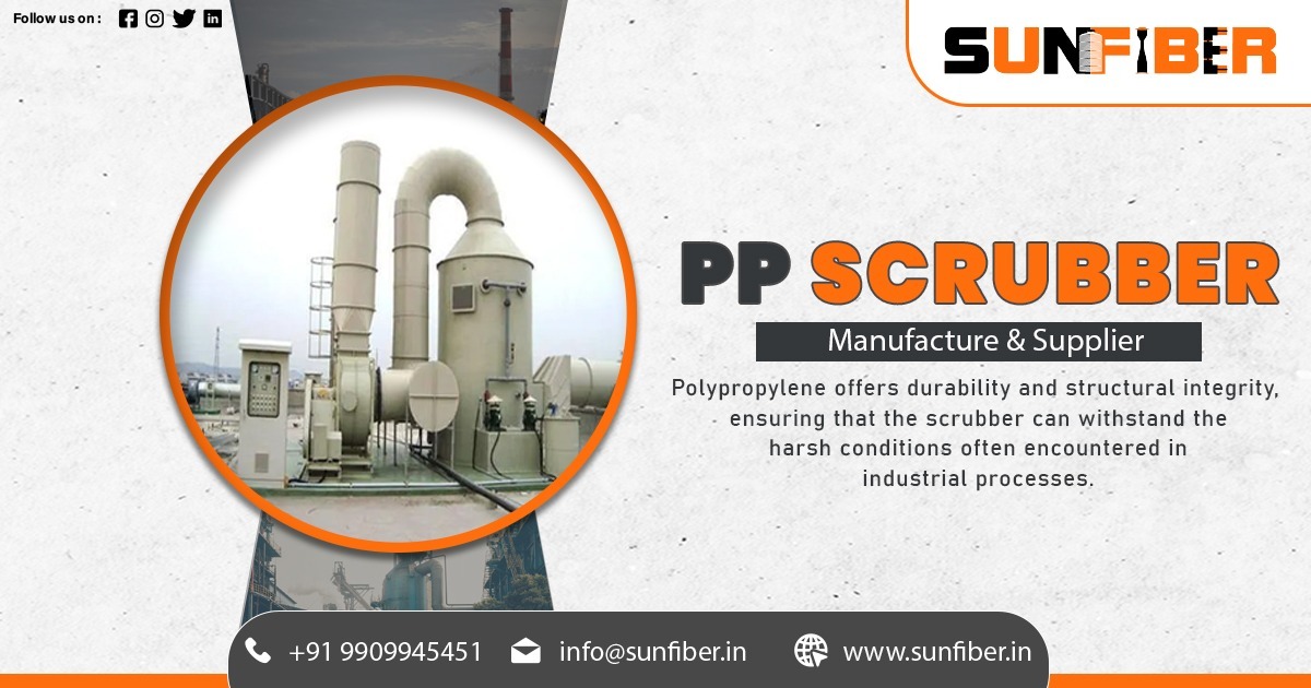 Supplier of PP Scrubber in Gujarat