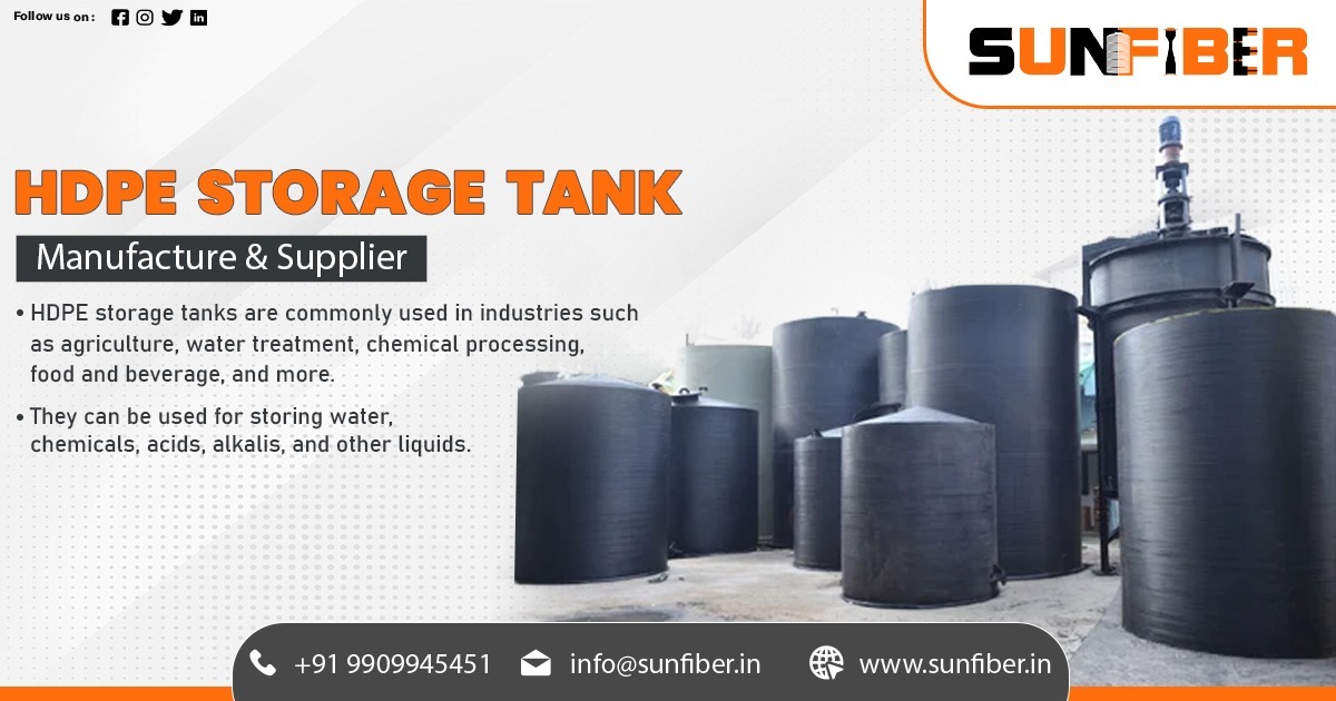 Best Supplier of HDPE Storage Tank in Maharashtra