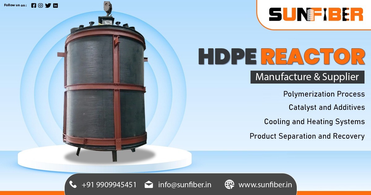 Supplier of HDPE Reactor in Madhya Pradesh