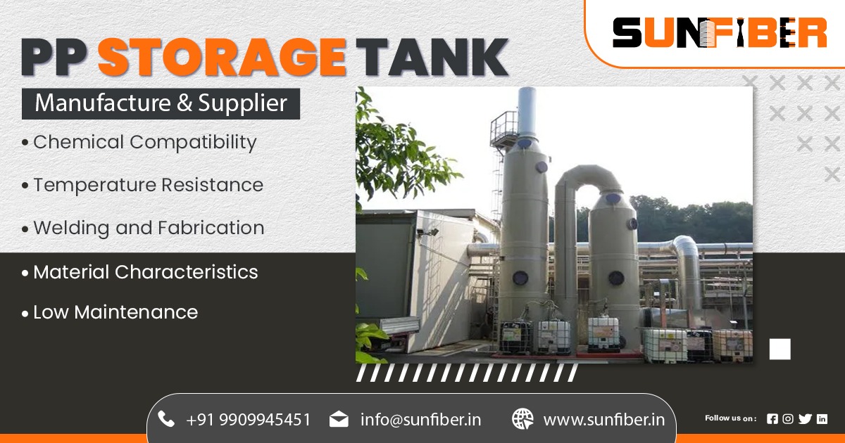 Top Supplier of PP Storage Tank in Madhya Pradesh