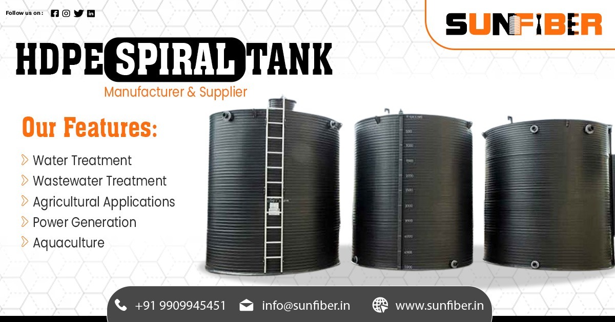 HDPE Spiral Tank Supplier in Bihar