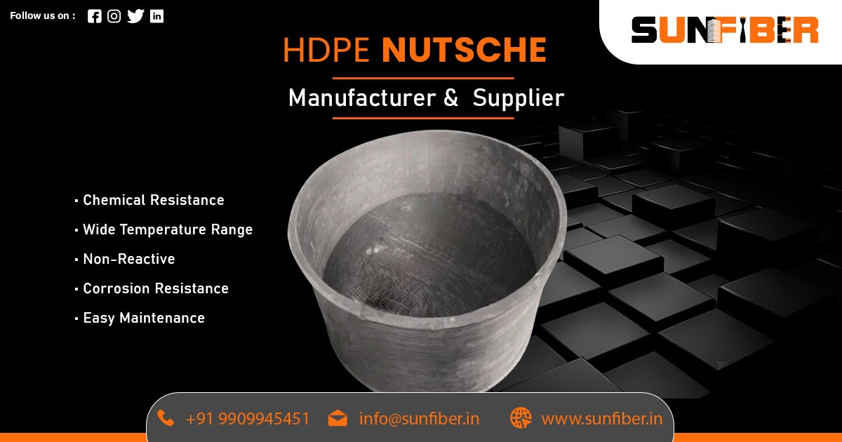 Supplier of HDPE Nutsche in Punjab
