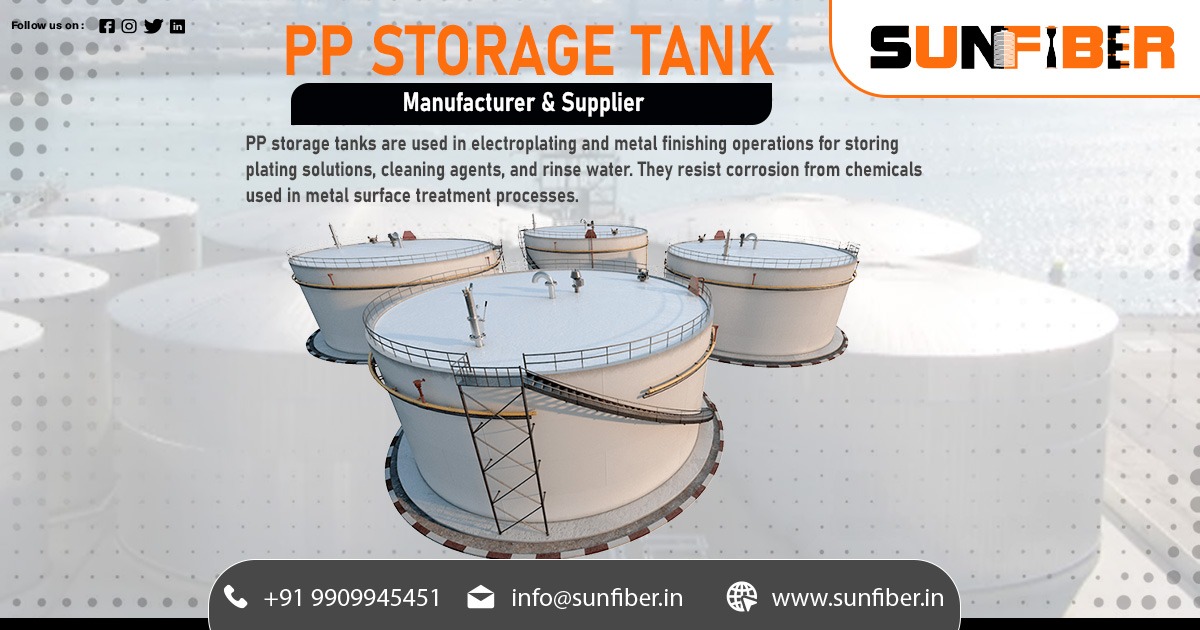 Supplier of PP Storage Tank in Haryana