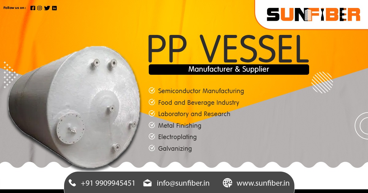 Supplier of Polypropylene Vessel in Bihar