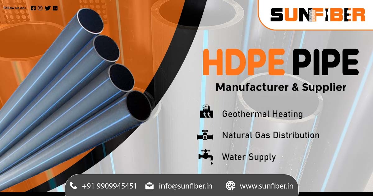 Supplier of HDPE Pipes in West Bengal