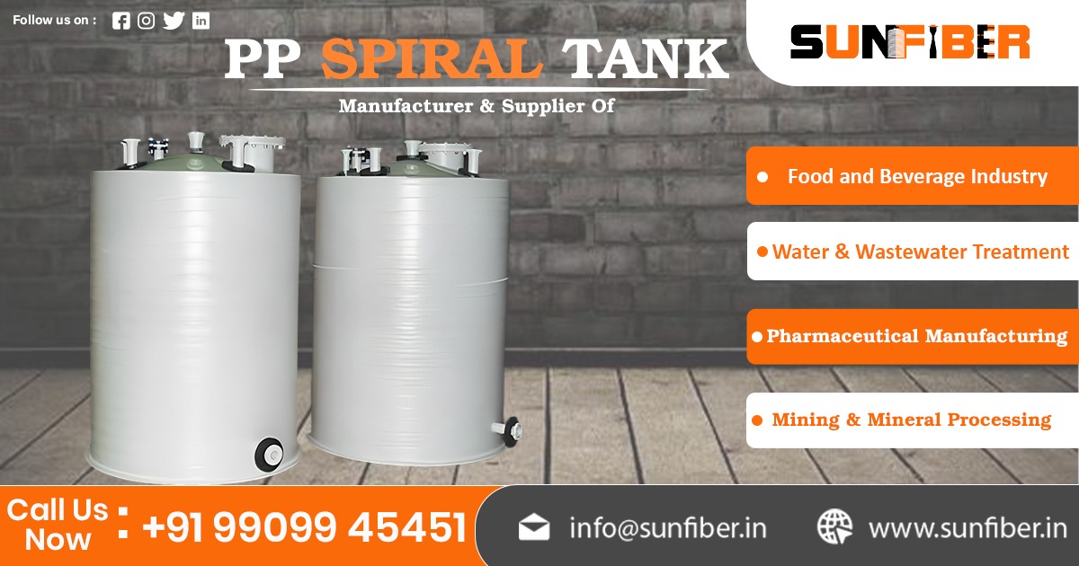 PP Spiral Tank Manufacturer