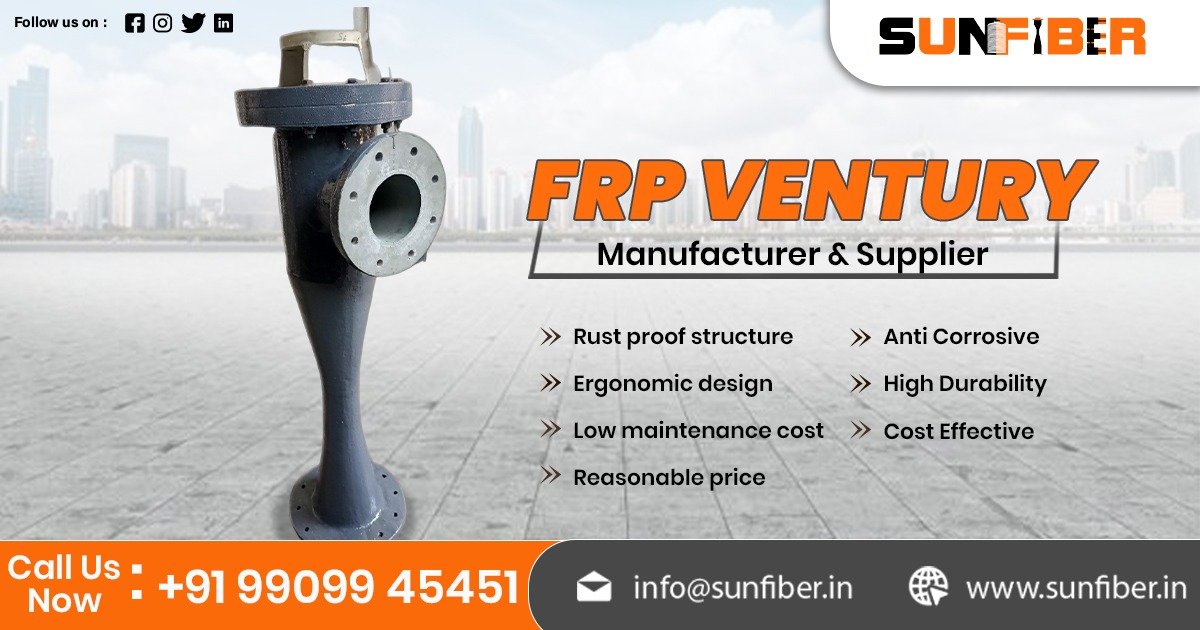 Manufacturer of FRP Venturi