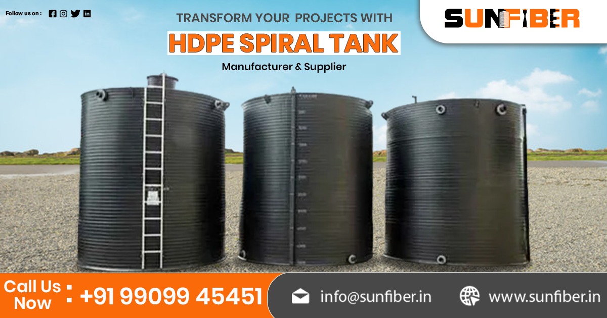 Supplier of HDPE Spiral Tank in Karnataka