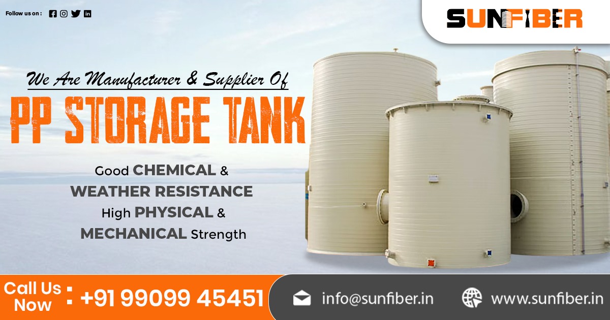 PP Storage Tank Supplier in Tamil Nadu