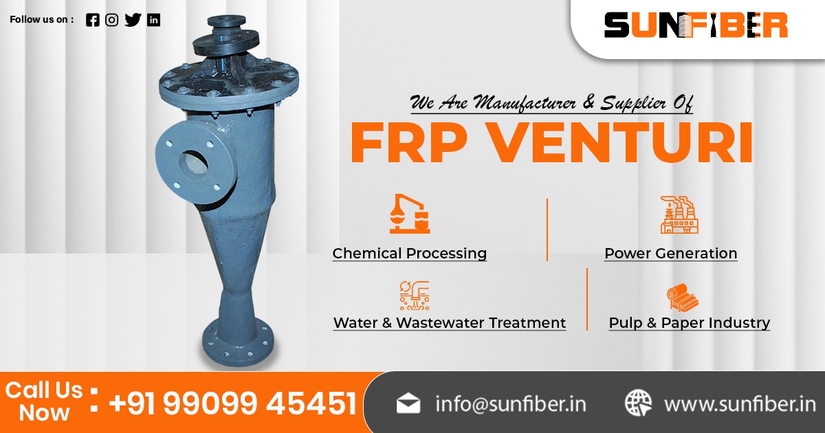 FRP Venturi Supplier in Andhra Pradesh