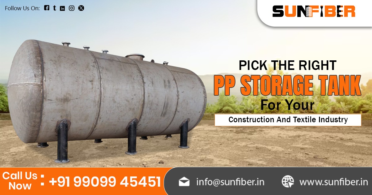 PP Storage Tank Supplier in Jharkhand