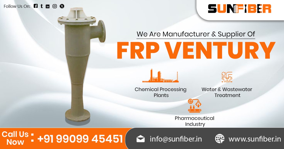 FRP Venturi Supplier in Tamil Nadu