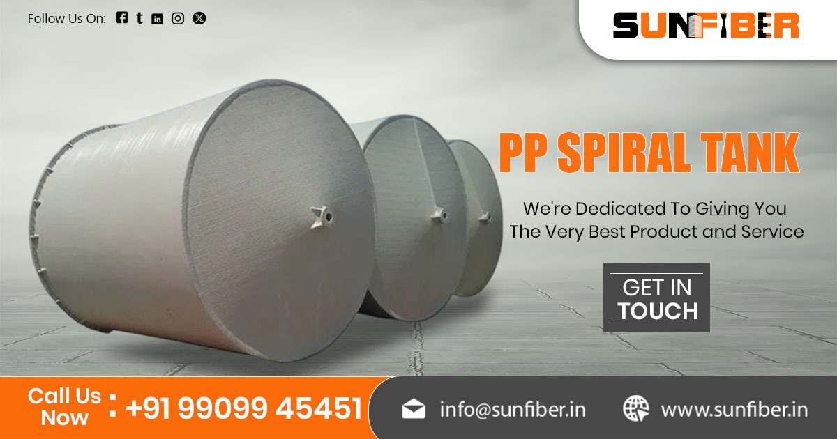 PP Spiral Tank in India