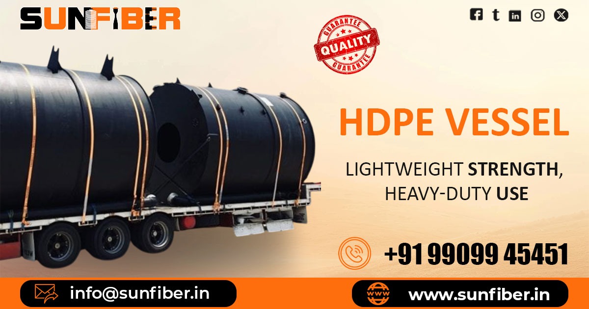 HDPE Vessel Supplier in India