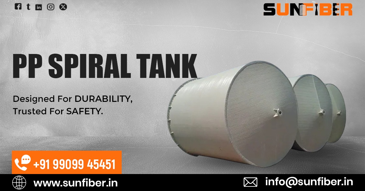 PP Spiral Tank Supplier in India