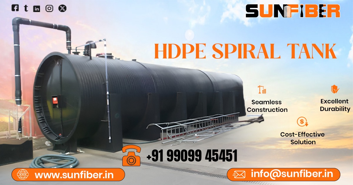 HDPE Spiral Tank Supplier in India