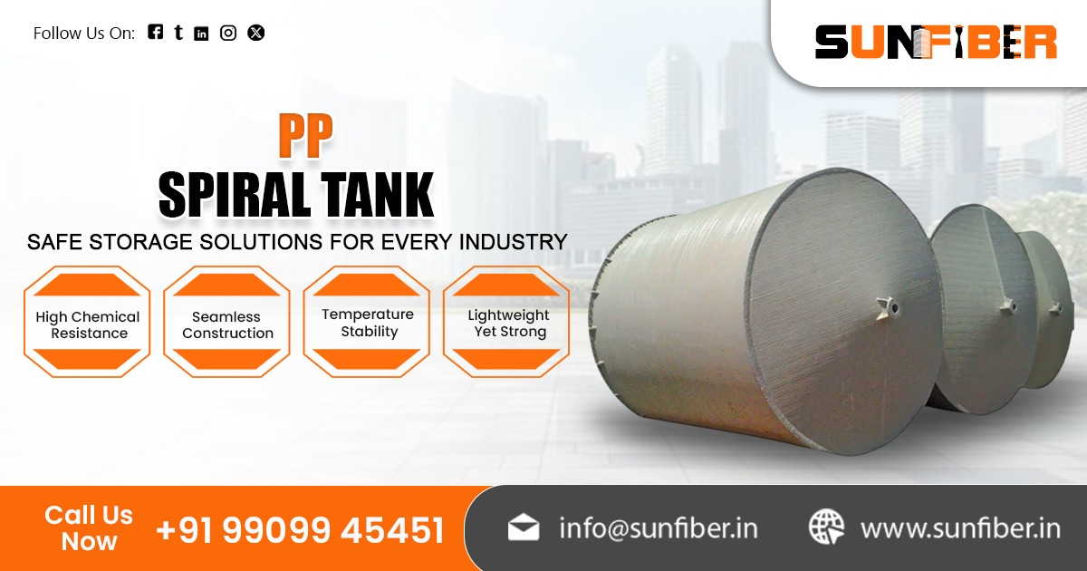 PP Spiral Tank Supplier in India