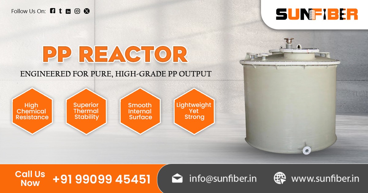 Supplier of PP Reactor in India