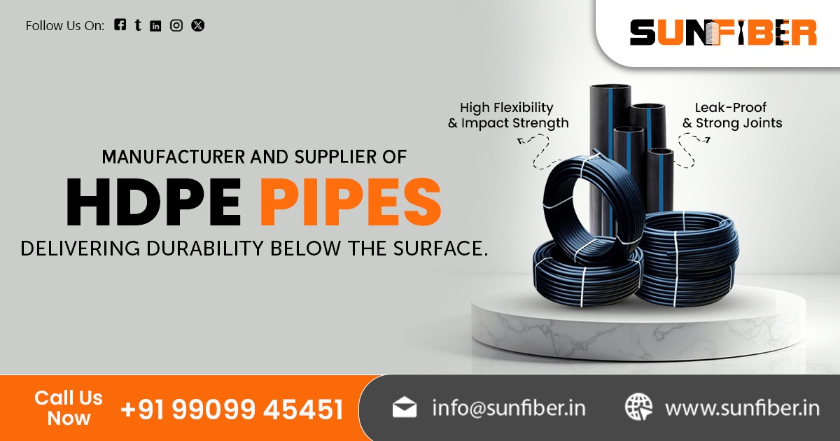 Supplier of HDPE Pipes in India