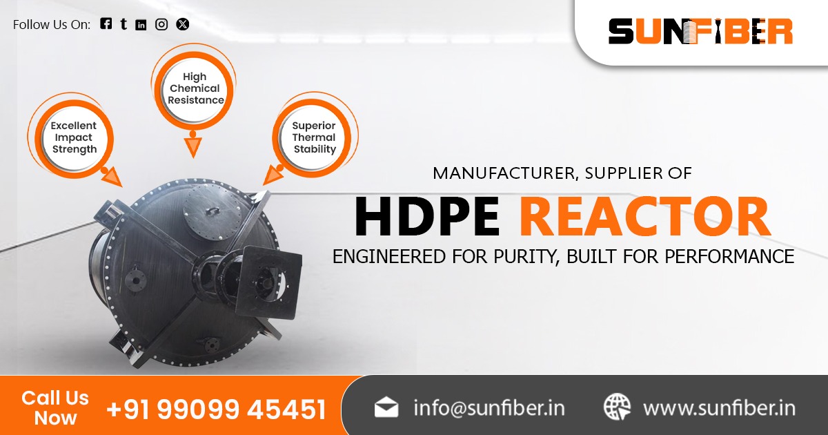 Supplier of HDPE Reactor in India