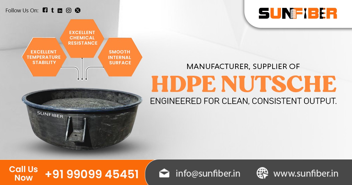 Supplier Of HDPE Nutsche in India