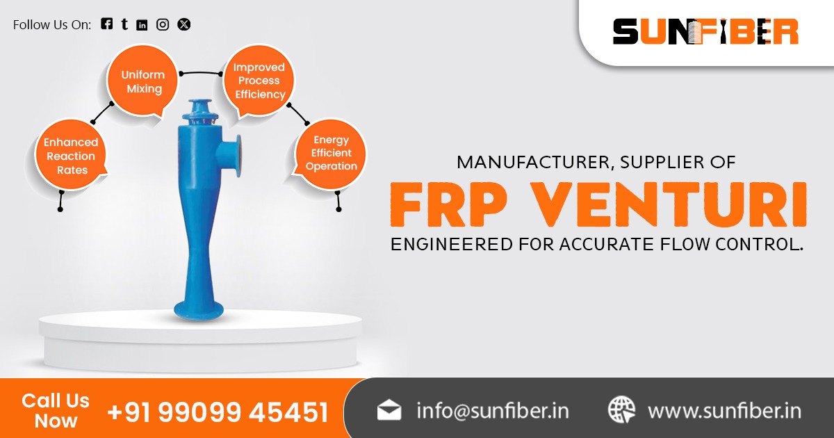 Supplier Of FRP Venturi in India