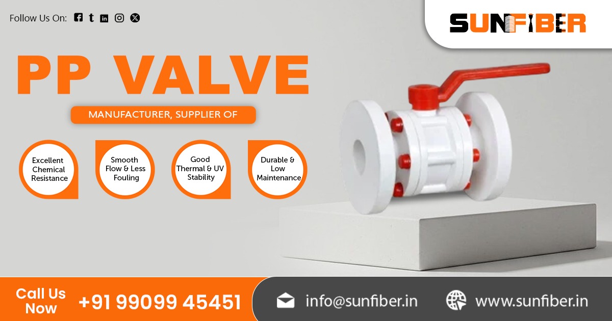 Supplier Of PP Valve in India