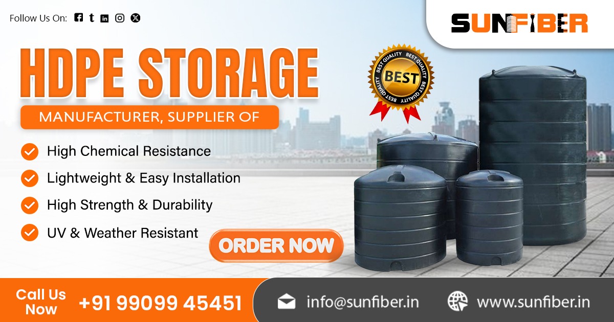 HDPE Storage Tank Supplier in India