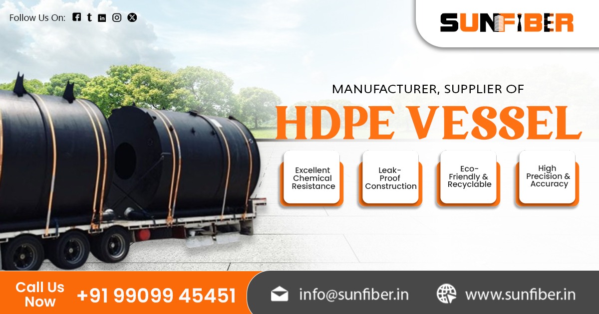 Leading Supplier of HDPE Vessel in India