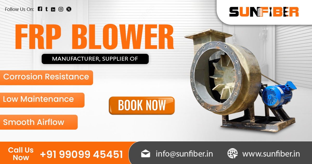 Leading Supplier Of FRP Blower in India