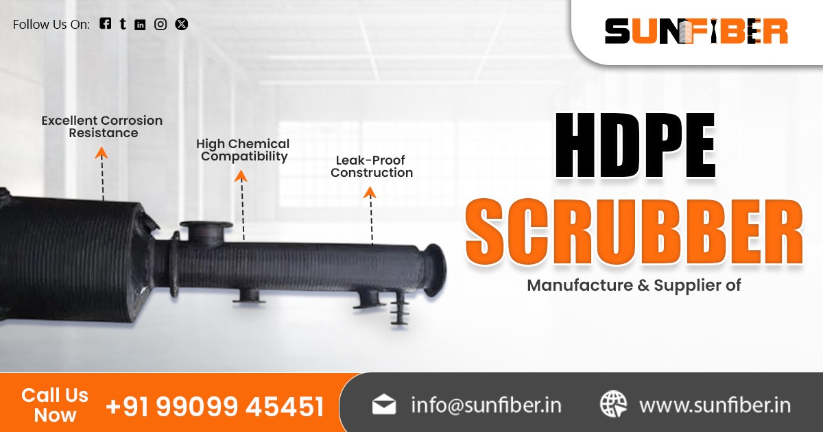 Leading Supplier of HDPE Scrubber in India
