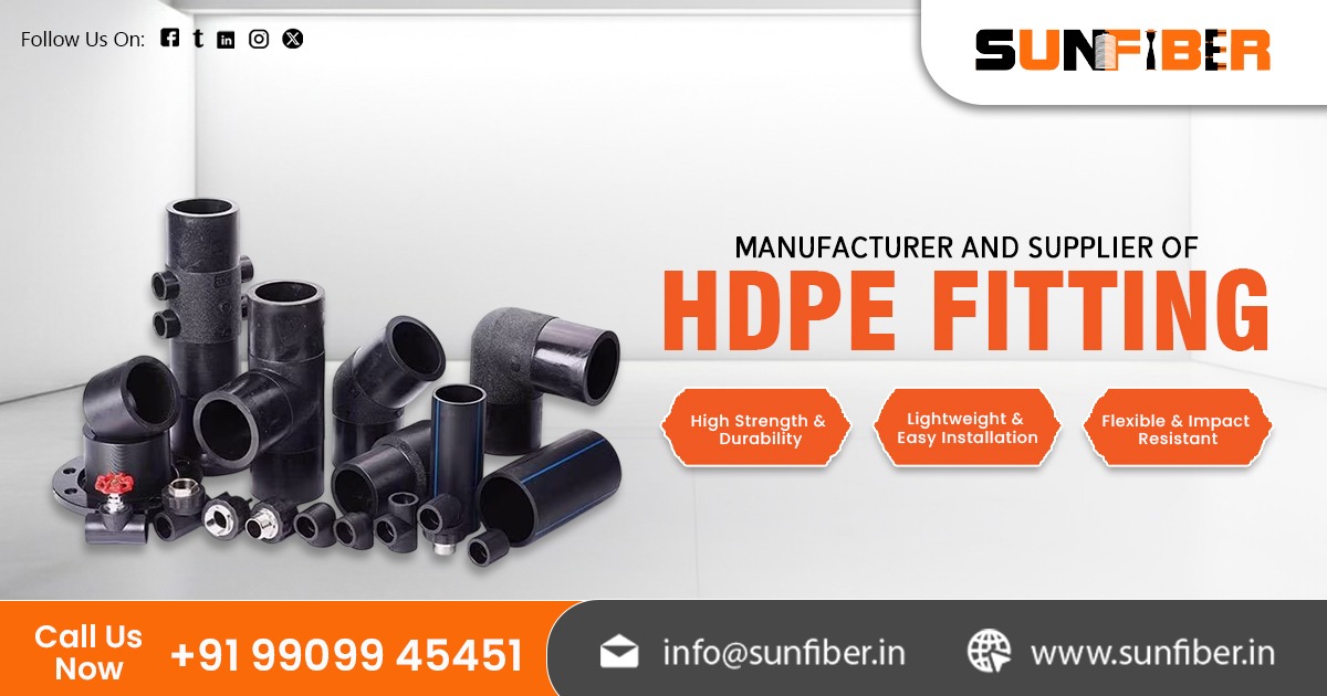 Leading Supplier Of HDPE Fittings in India