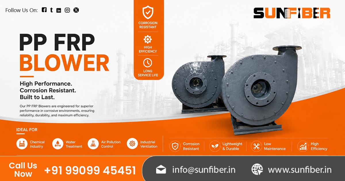PP FRP Blower in Pune
