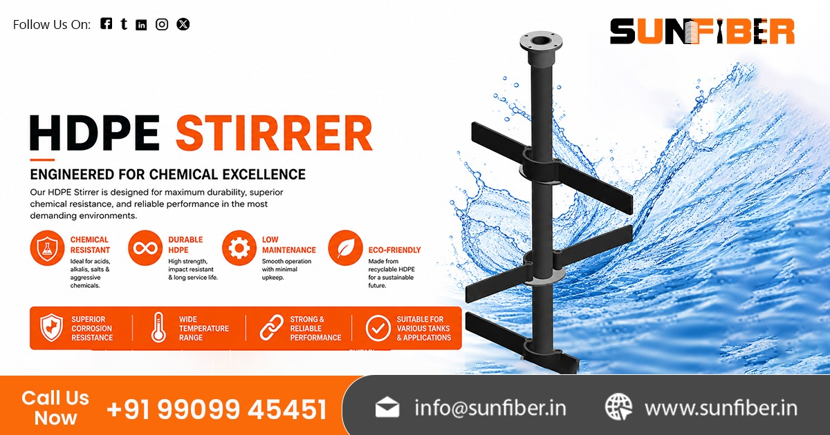 HDPE Stirrer At Best Price In India | Sunfiber