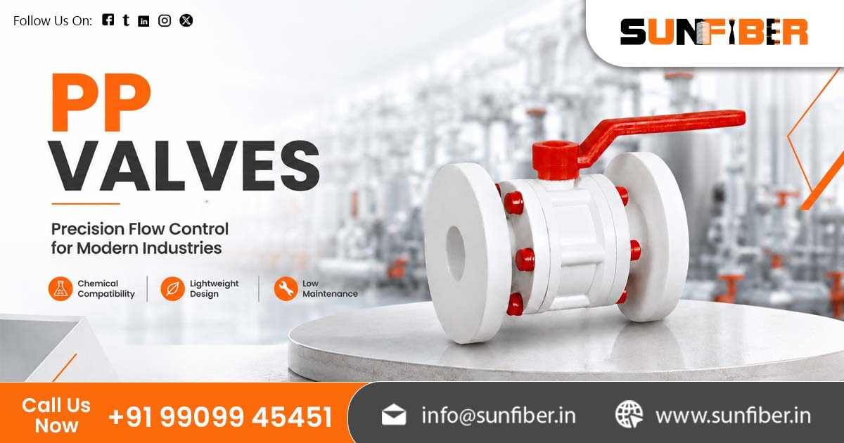 Industrial PP Valve in india