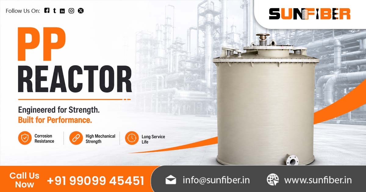High-Performance PP Reactor Manufacturer in India