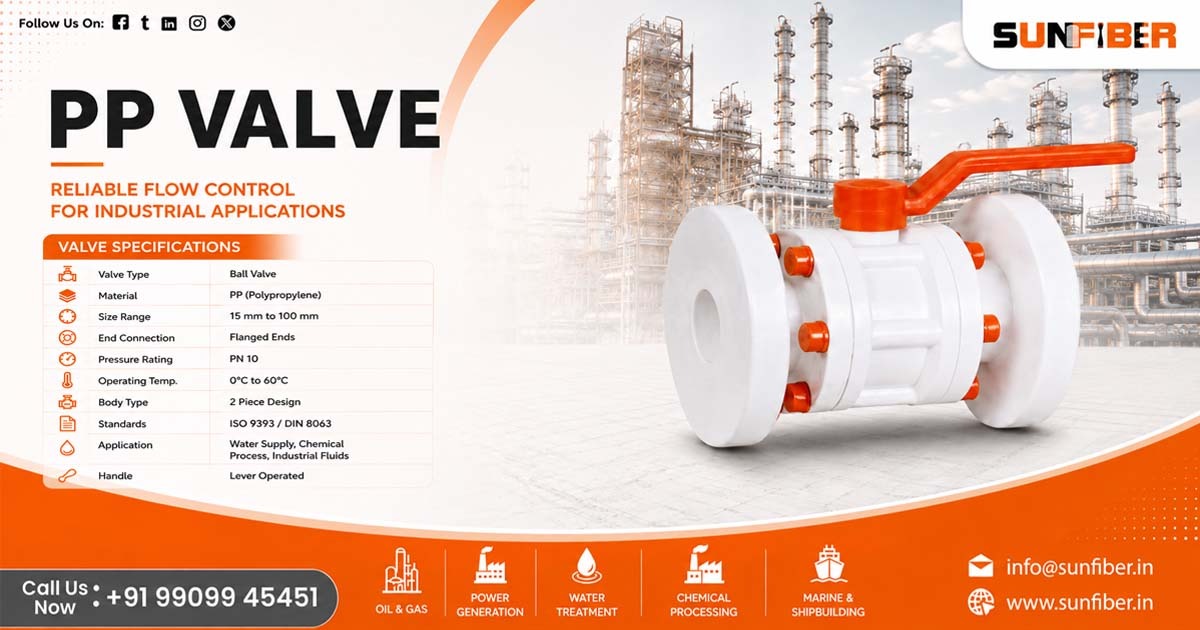 Industrial PP Valve Supplier In Arunachal Pradesh