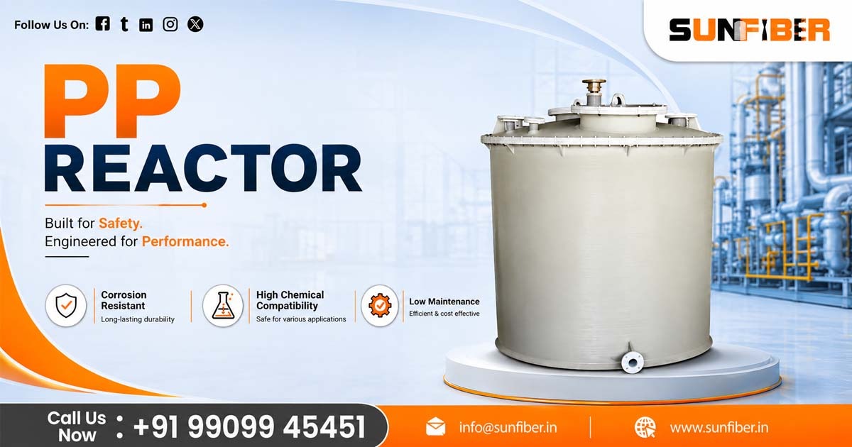 PP Reactor Supplier In Uttar Pradesh