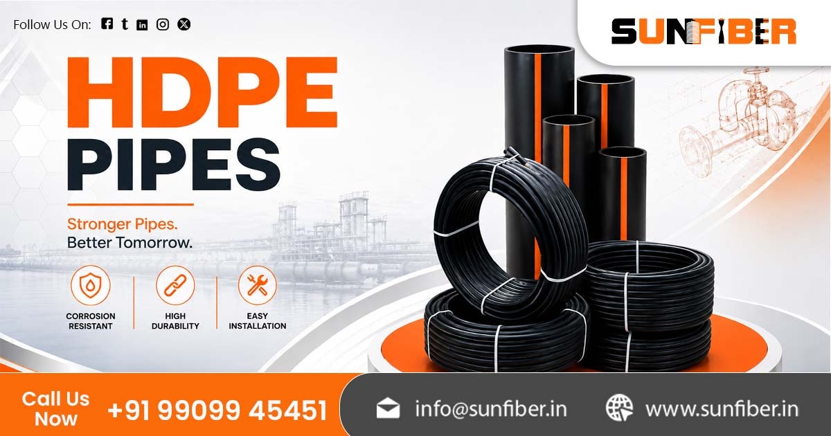 Top HDPE Pipe Supplier In Andhra Pradesh - Sunfiber