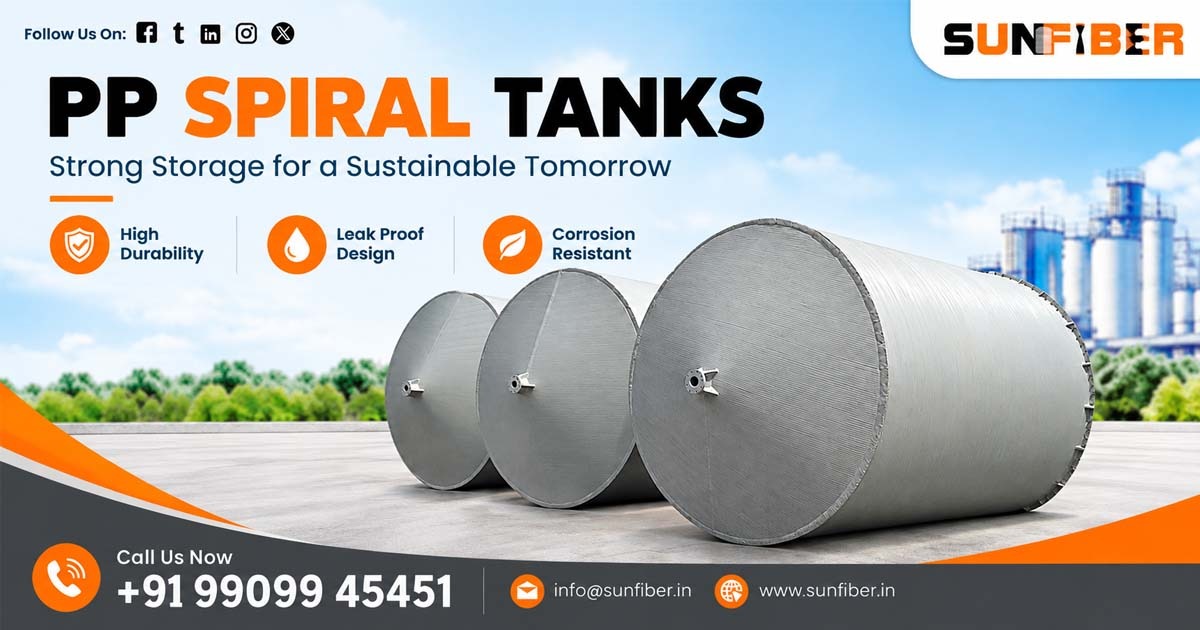 PP Spiral Tanks Supplier In Rajasthan