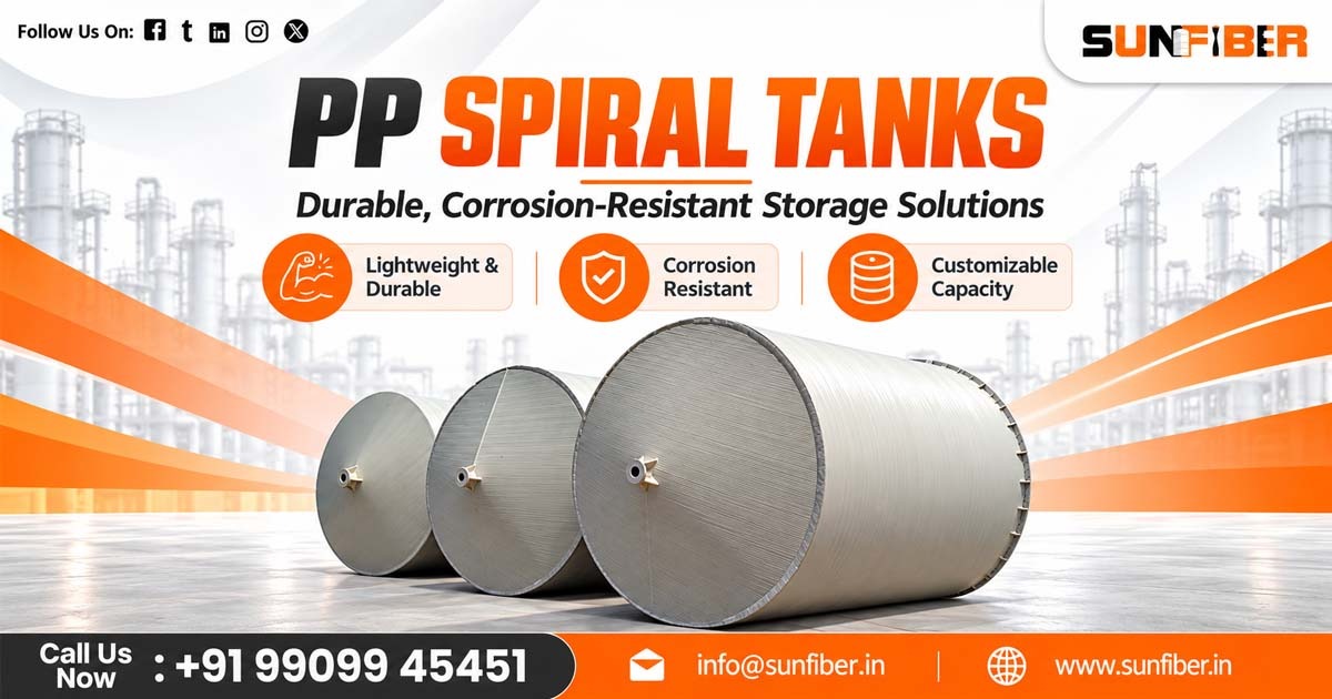 PP Spiral Tanks Supplier In Maharashtra